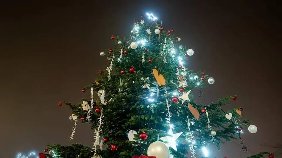 Illuminations de noël près de Épinal